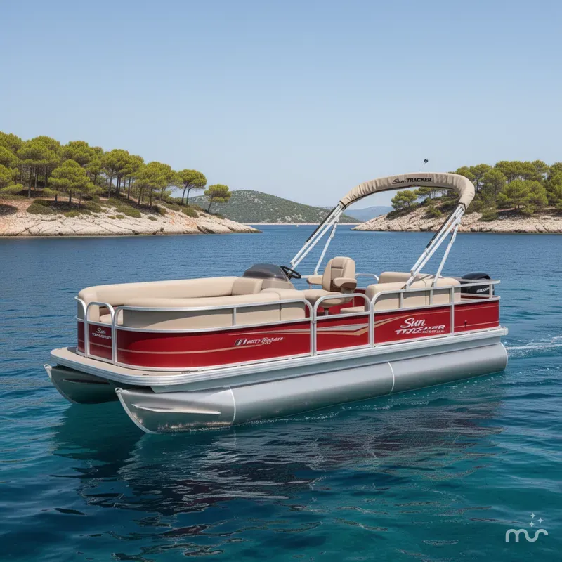 The Image of Sun Tracker Party Barge 18 DLX 2025 - 0