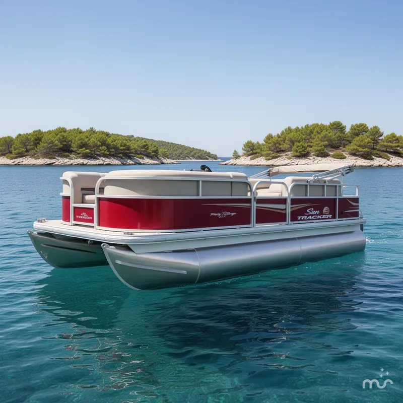 The Image of Sun Tracker Party Barge 18 DLX 2025 - 0