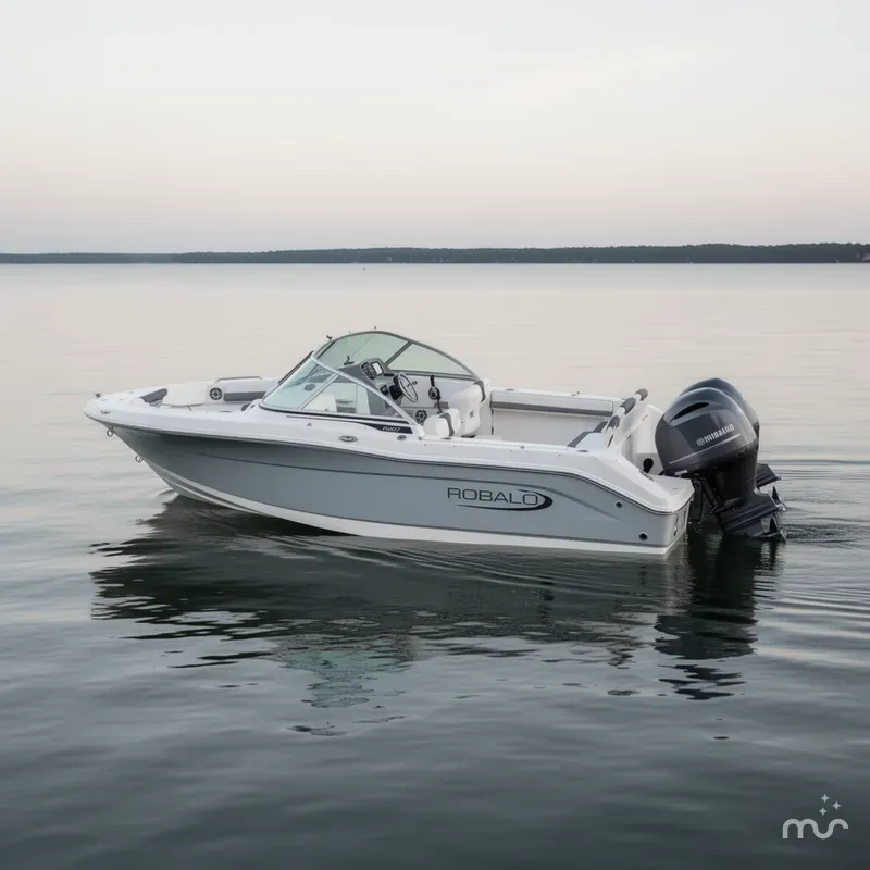 Slide: The Image of Robalo R207 Dual Console 2025 - 2