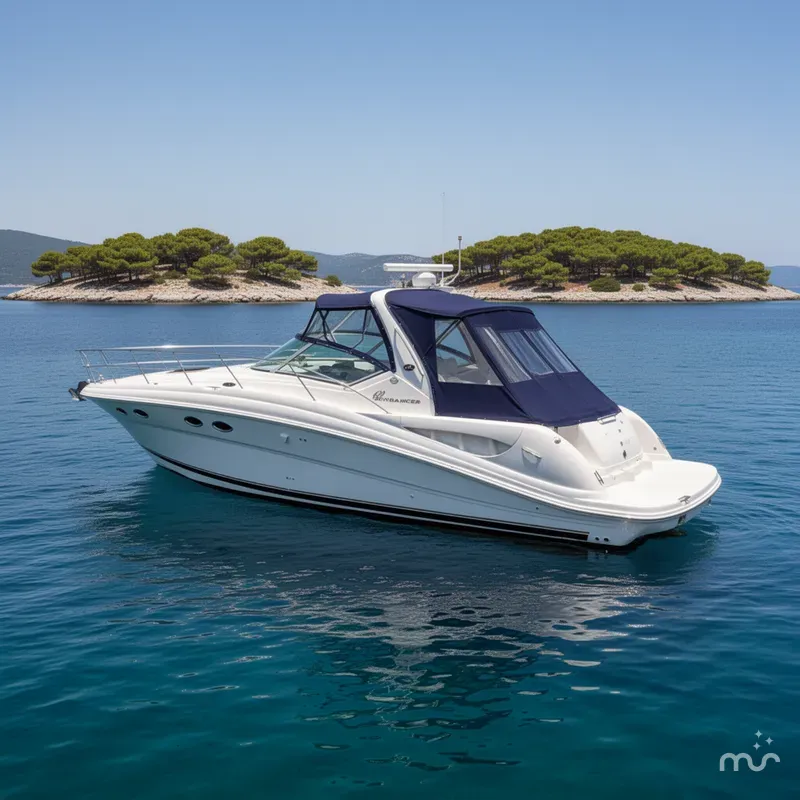 Slide: The Image of Sea Ray 420 Sundancer 2003 - 2
