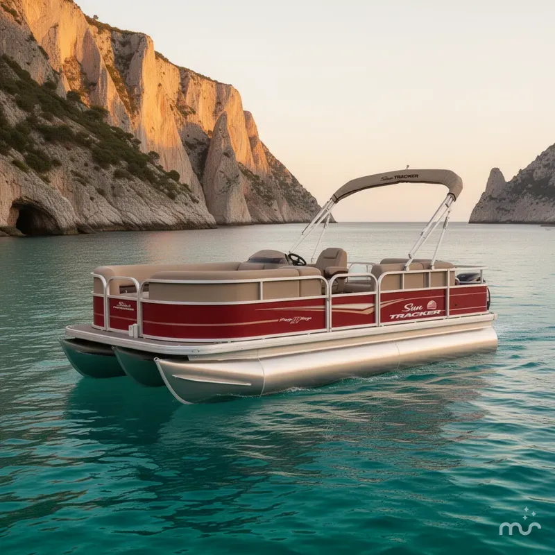 The Image of Sun Tracker Party Barge 18 DLX 2025 - 0