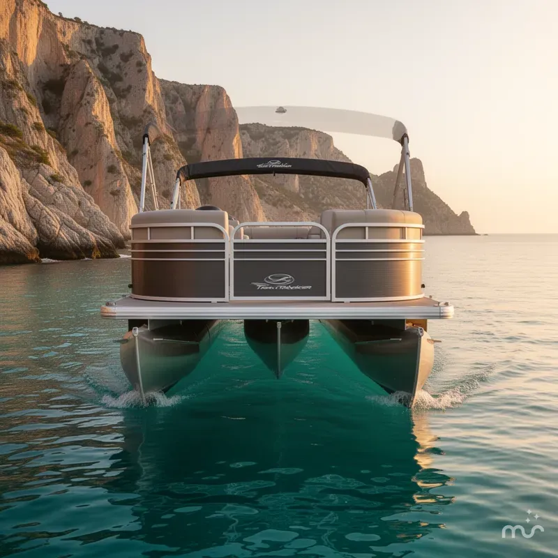 Slide: The Image of Sun Tracker Party Barge 20 DLX 2023 - 1