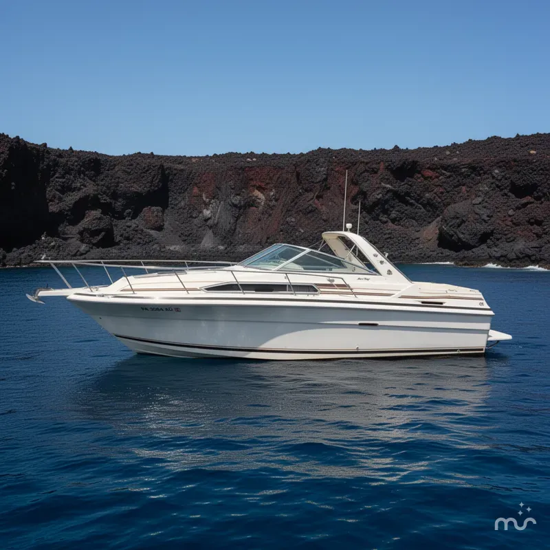 Slide: The Image of Sea Ray 245 Sundancer 1984 - 2