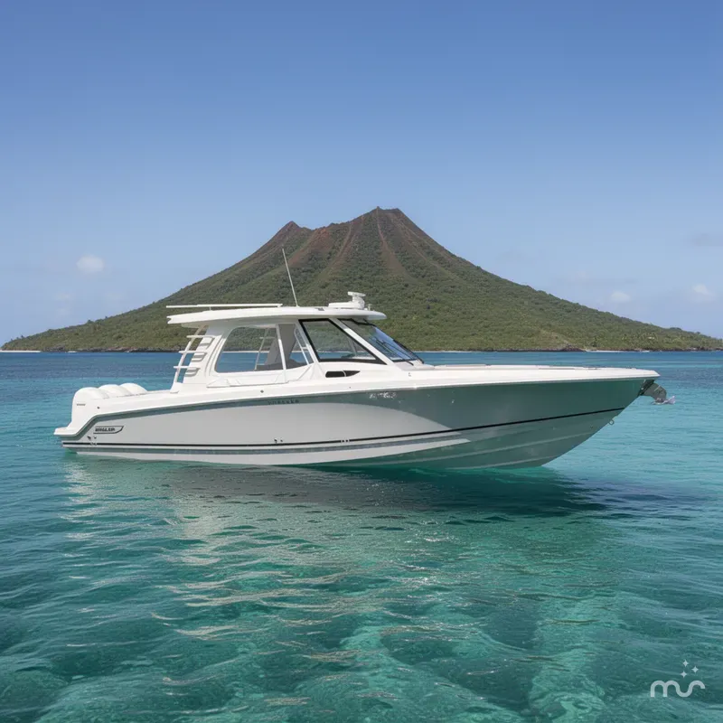 Slide: The Image of Boston Whaler 350 Realm 2025 - 2