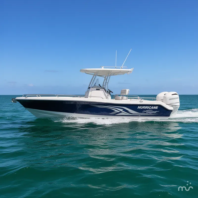 Slide: The Image of Hurricane Sundeck Sport 218 OB 2024 - 2