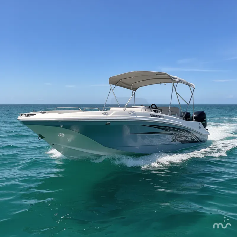 Slide: The Image of Hurricane Sundeck Sport 218 OB 2024 - 0