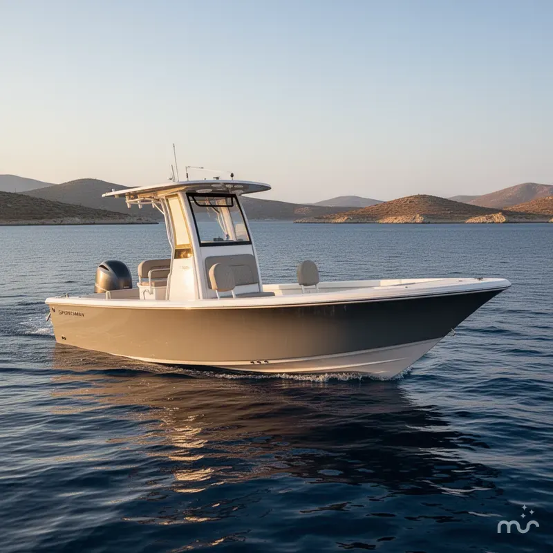 Slide: The Image of Sportsman Masters 227 Bay Boat 2025 - 2