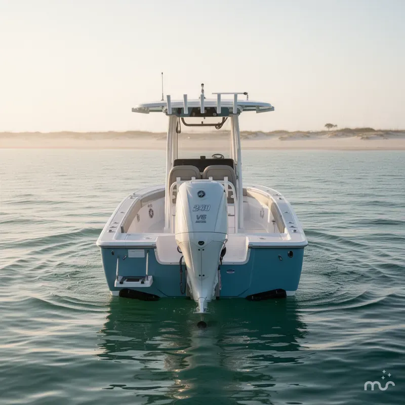 Slide: The Image of Sportsman Masters 247 Bay Boat 2025 - 2