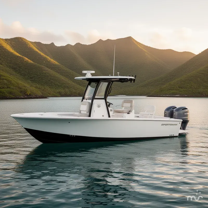 Slide: The Image of Sportsman Masters 267 Bay Boat 2025 - 2