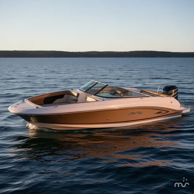 Slide: The Image of Sea Ray 240 Sundeck Outboard 2014 - 4