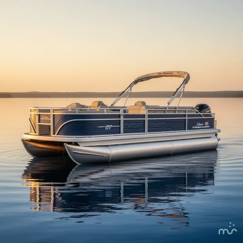 Slide: The Image of Sun Tracker Fishin' Barge 20 DLX 2025 - 0