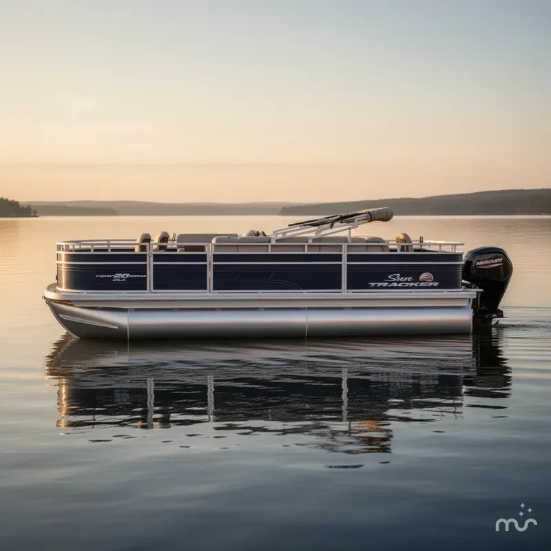 Slide: The Image of Sun Tracker Fishin' Barge 20 DLX 2025 - 2