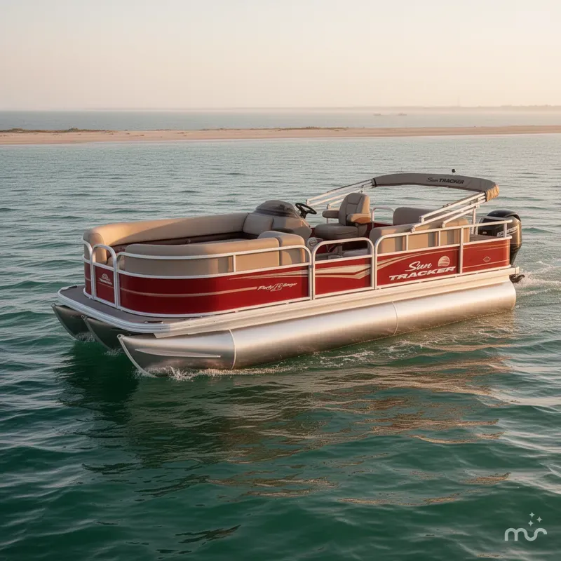 The Image of Sun Tracker Party Barge 18 DLX 2025 - 0