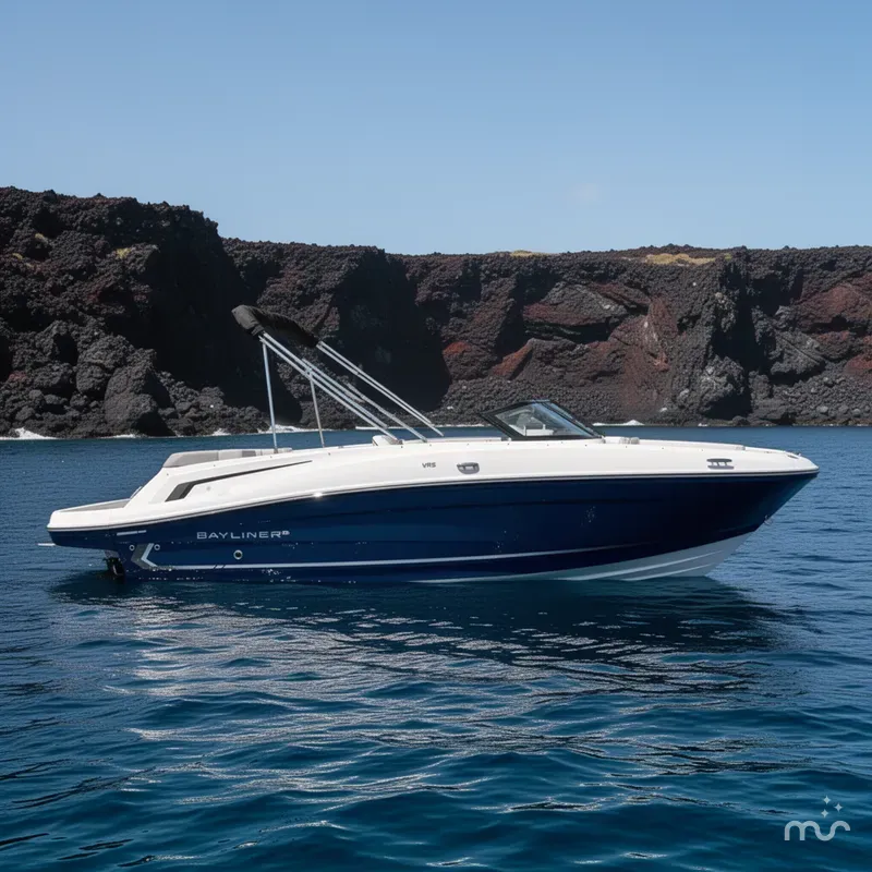 Slide: The Image of Bayliner VR Series VR5 Bowrider w/ 200HP Mercury! 2025 - 2