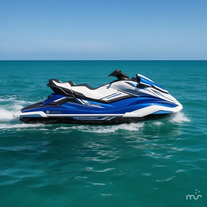 Slide: The Image of Yamaha FX CRUISER SVHO- AZURE BLUE/WHITE 2019 - 0