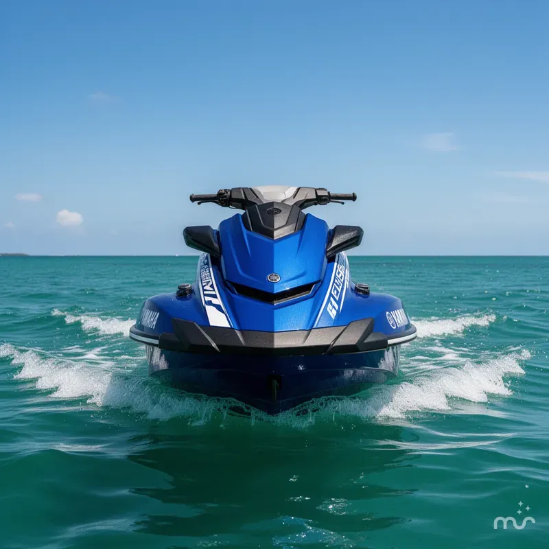 Slide: The Image of Yamaha FX CRUISER SVHO- AZURE BLUE/WHITE 2019 - 3