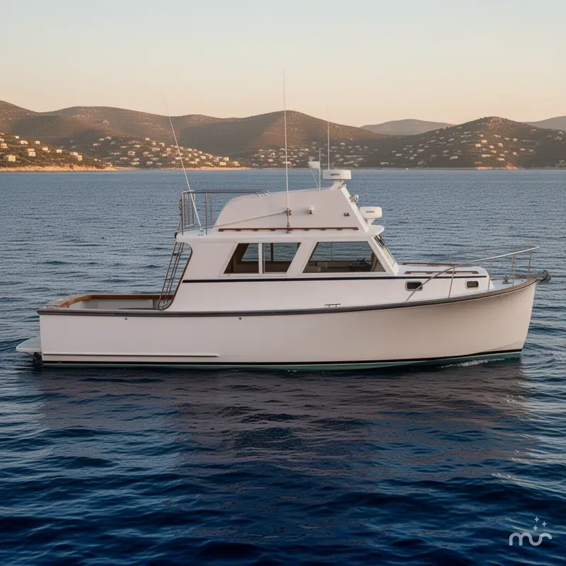 Slide: The Image of Duffy 35 Downeast Flybridge Cruiser 2003 - 2
