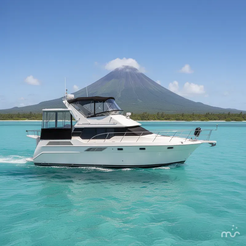 Slide: The Image of Bayliner 4387 Motoryacht 1990 - 2