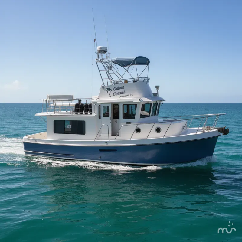 Slide: The Image of American Tug 365 Flybridge 2015 - 2