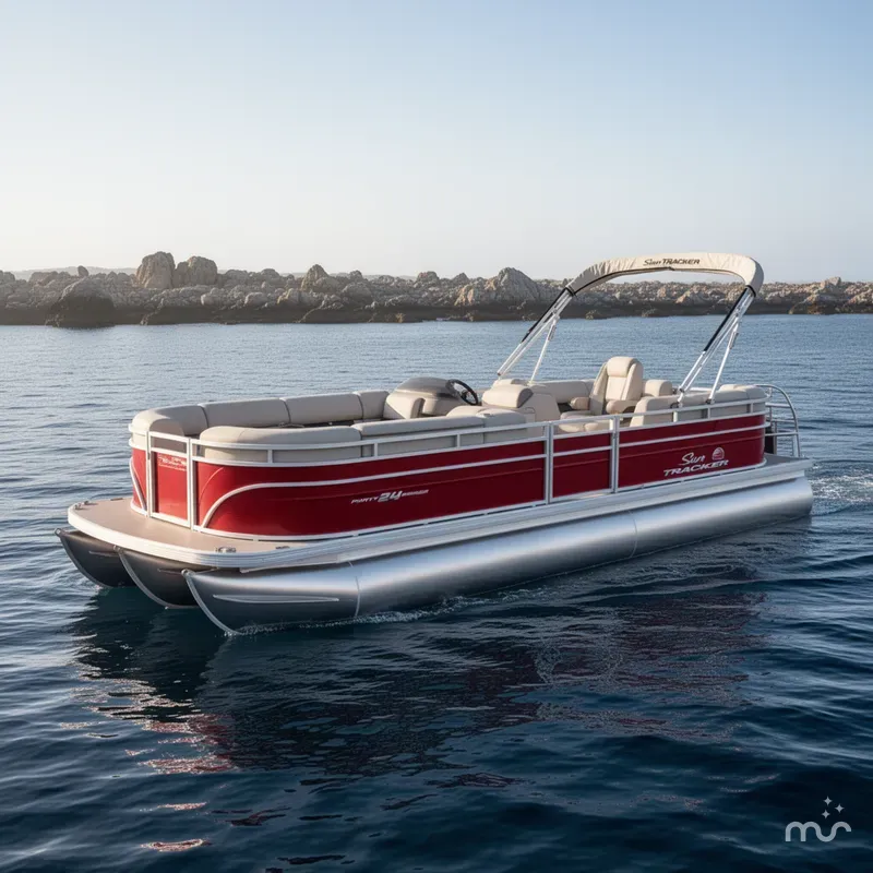 The Image of Sun Tracker Party Barge 24 DLX 2025 - 0