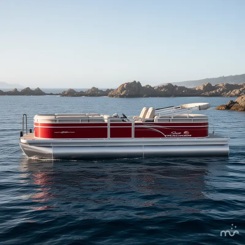 Slide: The Image of Sun Tracker Party Barge 24 DLX 2025 - 2