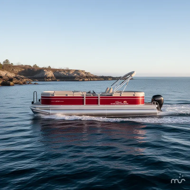 Slide: The Image of Sun Tracker Party Barge 24 DLX 2025 - 4