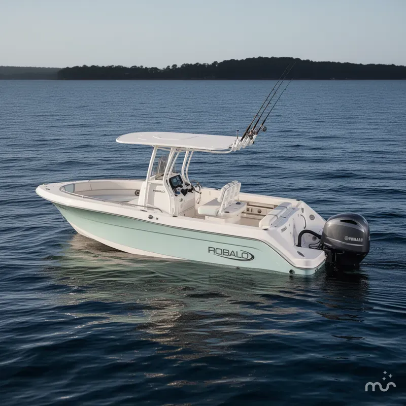 Slide: The Image of Robalo R222 Center Console 2025 - 2