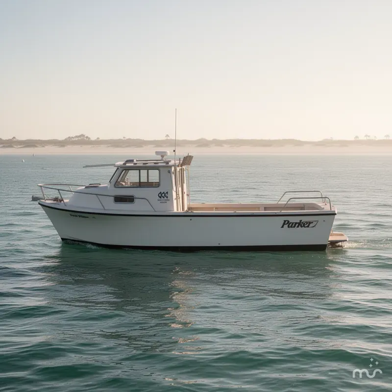 Slide: The Image of Parker 25 Pilothouse 1987 - 2