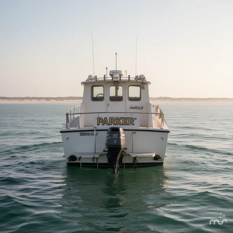 Slide: The Image of Parker 25 Pilothouse 1987 - 3