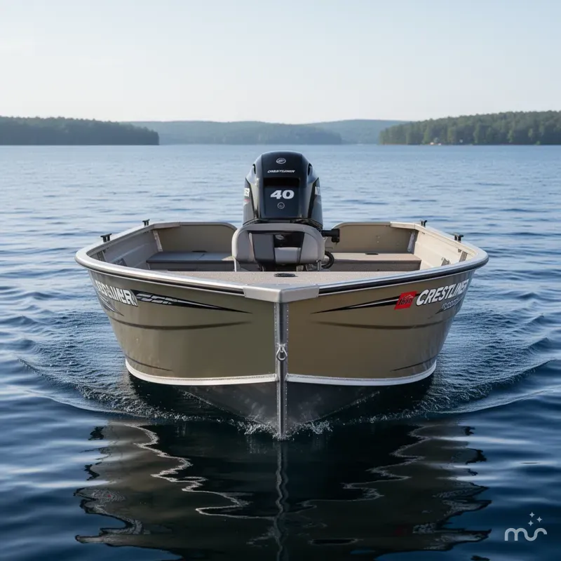 Slide: The Image of Crestliner 1650 Discovery Tiller 2023 - 1