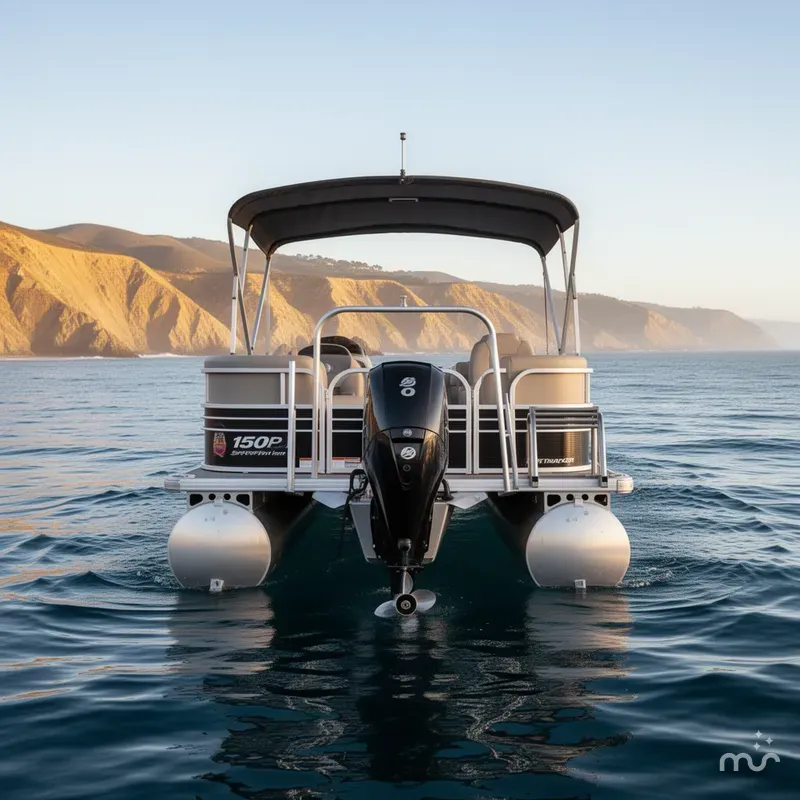 Slide: The Image of Sun Tracker Sportfish 22 DLX with 150HP Mercury! 2023 - 2