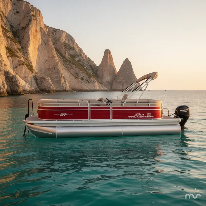 Slide: The Image of Sun Tracker Party Barge 20 DLX 2025 - 2