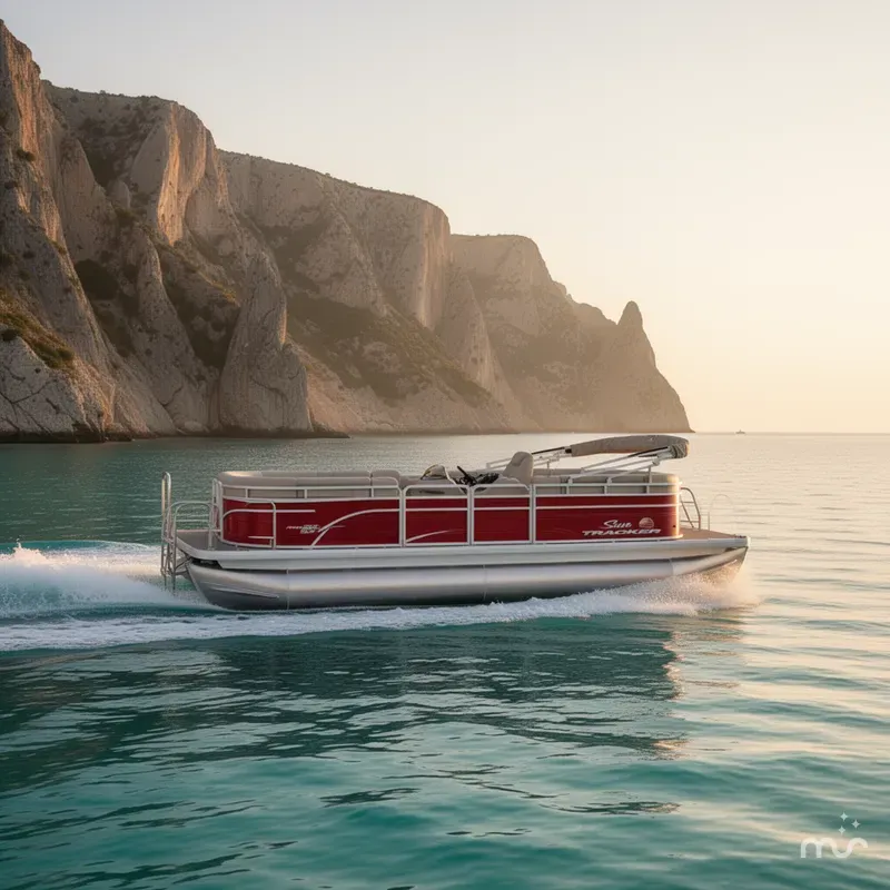 Slide: The Image of Sun Tracker Party Barge 20 DLX 2025 - 4