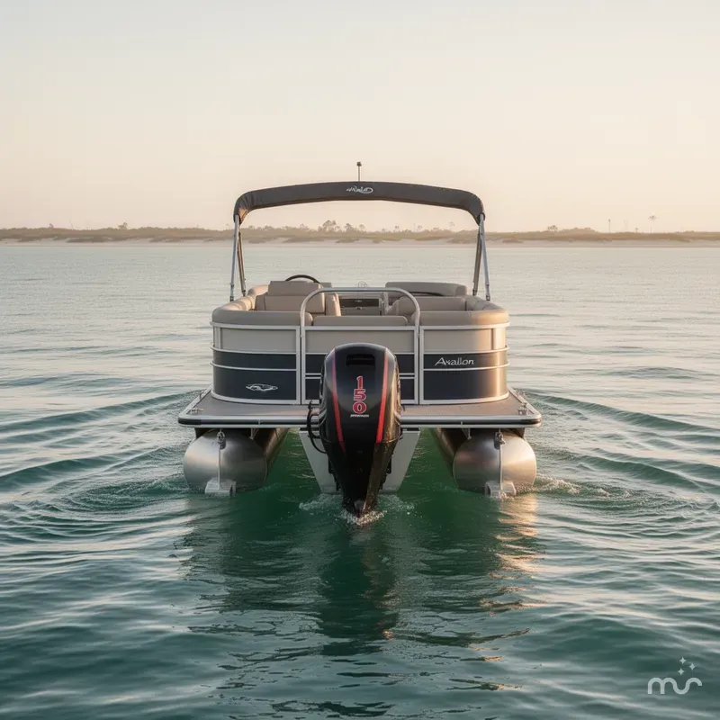 Slide: The Image of Avalon Catalina Quad Lounger - 23' 2021 - 1