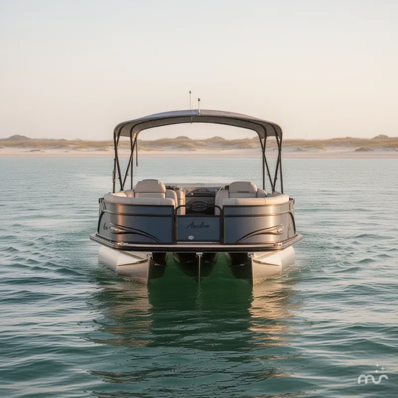Slide: The Image of Avalon Catalina Quad Lounger - 23' 2021 - 2