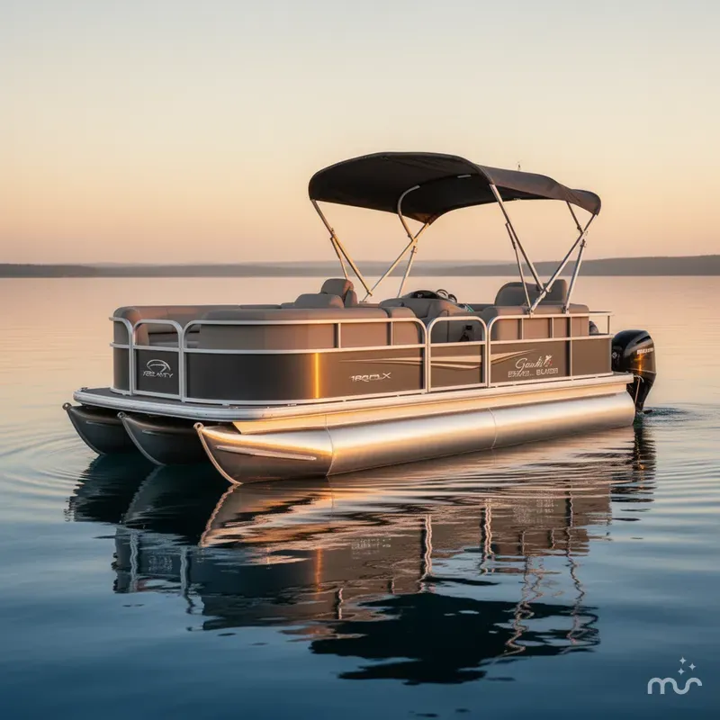 Slide: The Image of Party Barge 18 DLX 2025 - 0