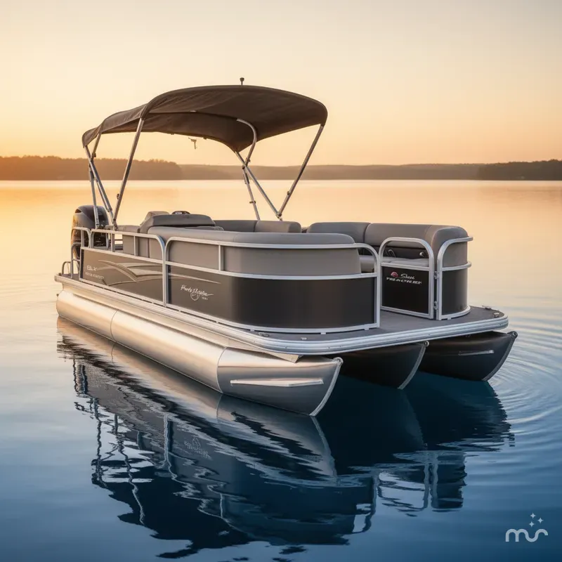 Slide: The Image of Party Barge 18 DLX 2025 - 1