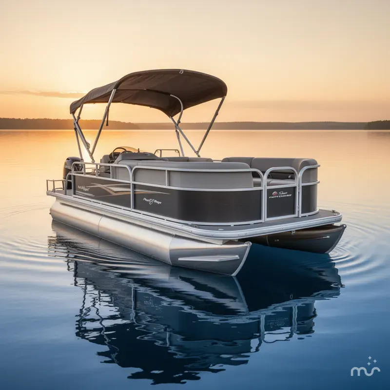 Slide: The Image of Party Barge 18 DLX 2025 - 1