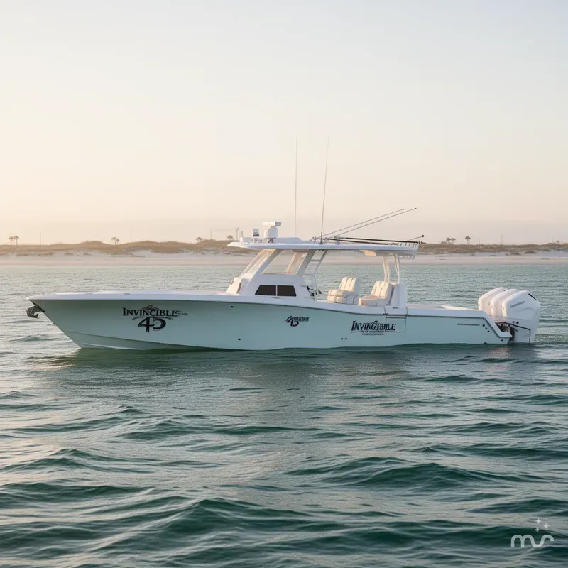 Slide: The Image of Invincible 43 Open Fisherman 2025 - 1