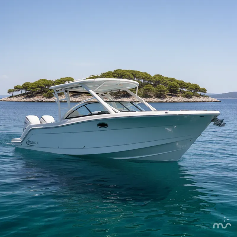 Slide: The Image of Robalo R317 Dual Console 2024 - 2