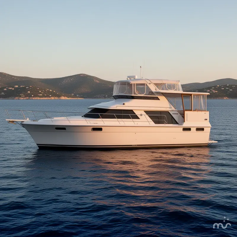 Slide: The Image of Carver Yachts 4207MY 1988 - 2