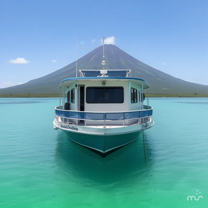 Slide: The Image of Stardust Cruisers Houseboat 1977 - 1