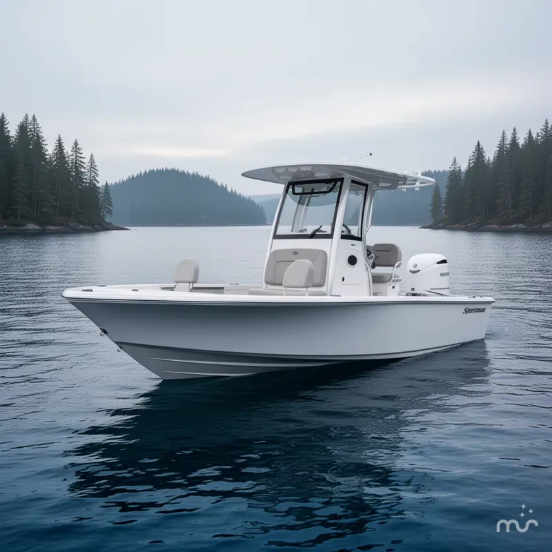 Slide: The Image of Sportsman Masters 247 Bay Boat 2025 - 2
