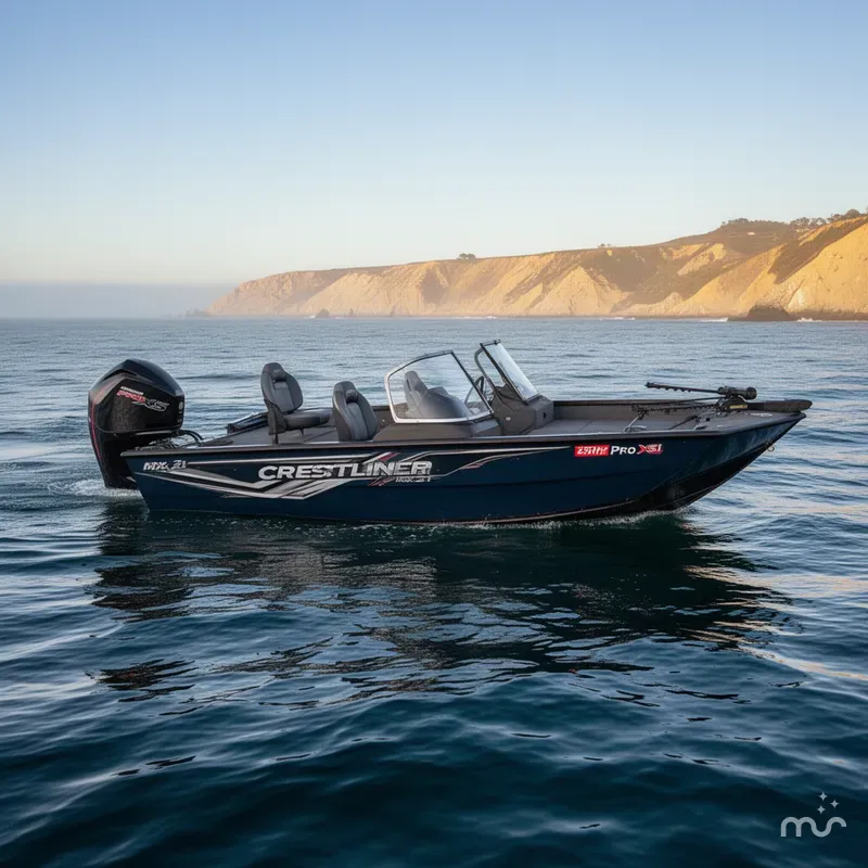 Slide: The Image of Crestliner MX 21 w/ 250HP Pro XS! 2021 - 0