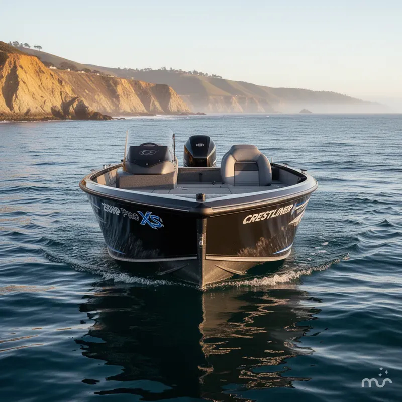Slide: The Image of Crestliner MX 21 w/ 250HP Pro XS! 2021 - 1