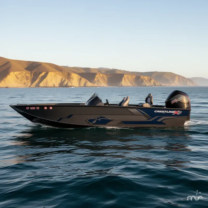 Slide: The Image of Crestliner MX 21 w/ 250HP Pro XS! 2021 - 2