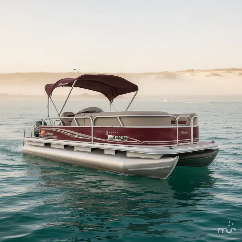Slide: The Image of Sun Tracker Party Barge 20 DLX 20 DLX 2013 - 0