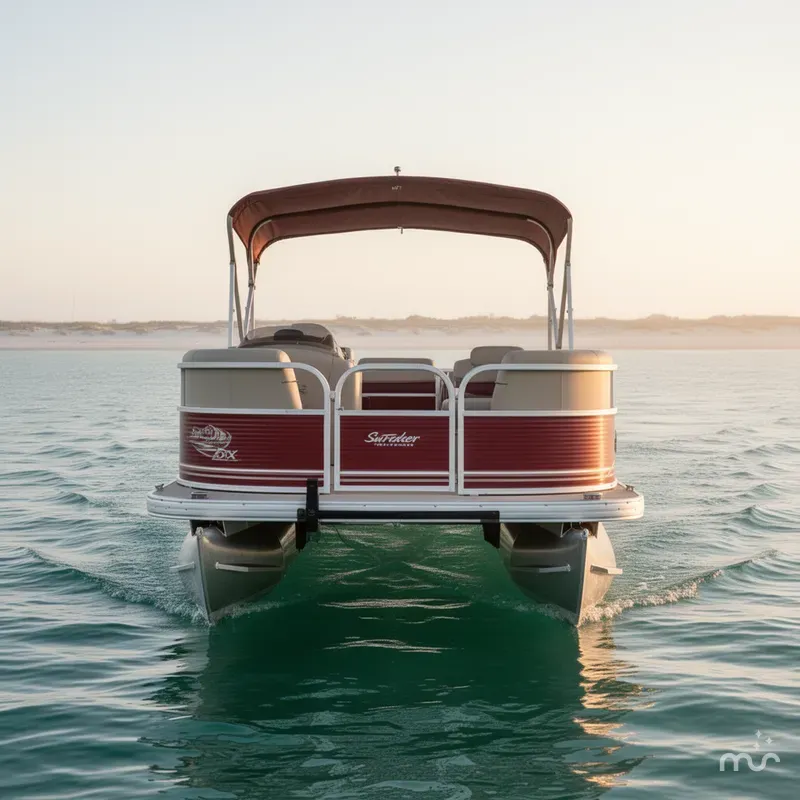 Slide: The Image of Sun Tracker Party Barge 20 DLX 20 DLX 2013 - 1