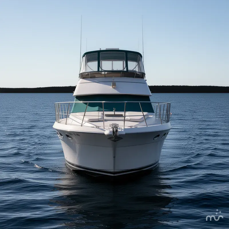 Slide: The Image of Carver 355 Aft Cabin Motor Yacht 1994 - 1