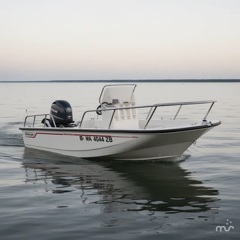 Slide: The Image of Boston Whaler 150 Montauk 2025 - 0